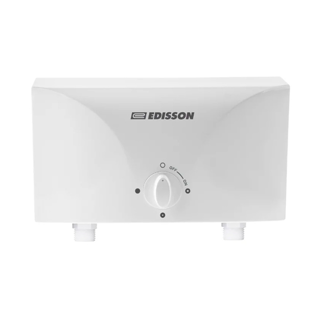 фото Водонагреватель проточный edison viva 6500 white edisson