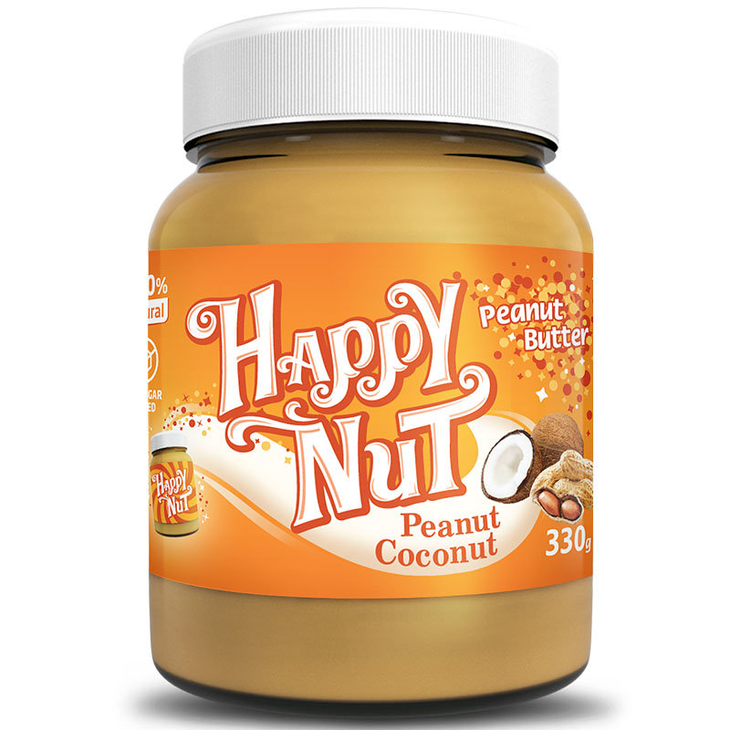 

Арахисовая паста HAPPY NUT с кокосом 330 г