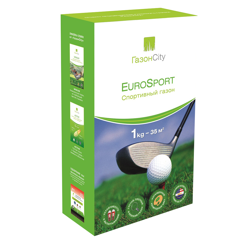 

Семена газона ГазонCity Eurosport 1 кг