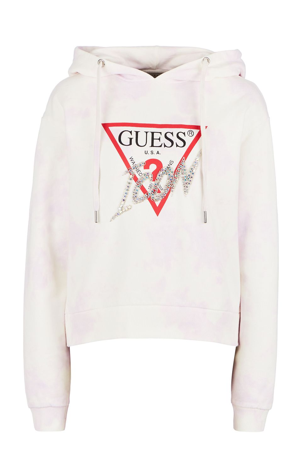 

Толстовка женская Guess W01Q20-K68I0-F48A фиолетовая XS, Фиолетовый, W01Q20-K68I0-F48A