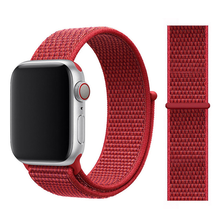 фото Сменный ремешок nuobi nylon для apple watch 38/40mm red