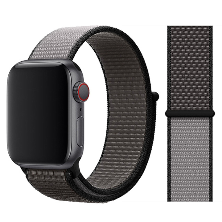 

Сменный ремешок Nuobi Nylon для Apple Watch 38/40mm Black/Grey