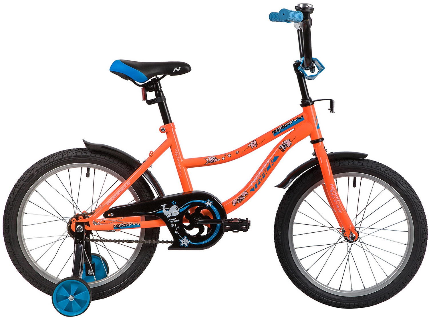 Велосипед Novatrack Neptune оранжевый 18