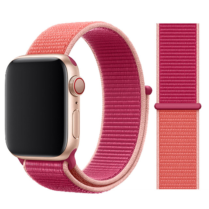 

Сменный ремешок Nuobi Nylon для Apple Watch 42/44mm Pink/Orange