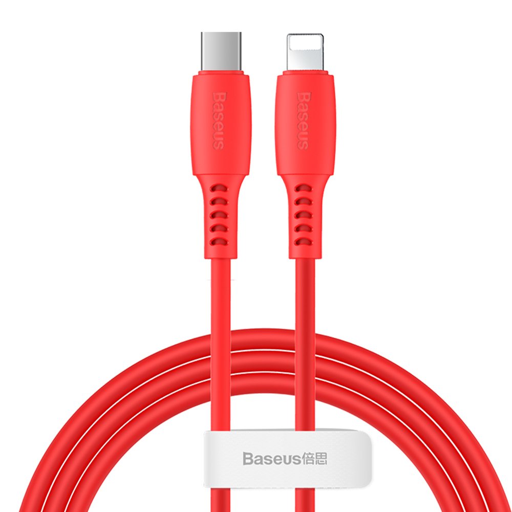 

Кабель Baseus Colourful Cable Type-C For iP 1.2m Red