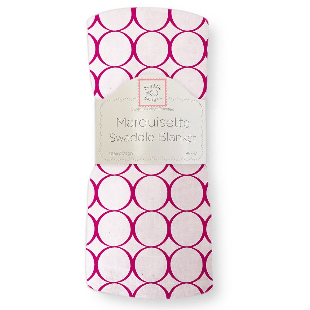 

Детская пеленка тонкая SwaddleDesigns Маркизет Very Berry Mod C