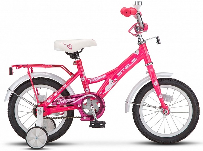 фото Детский двухколесный велосипед stels talisman lady 18" розовый