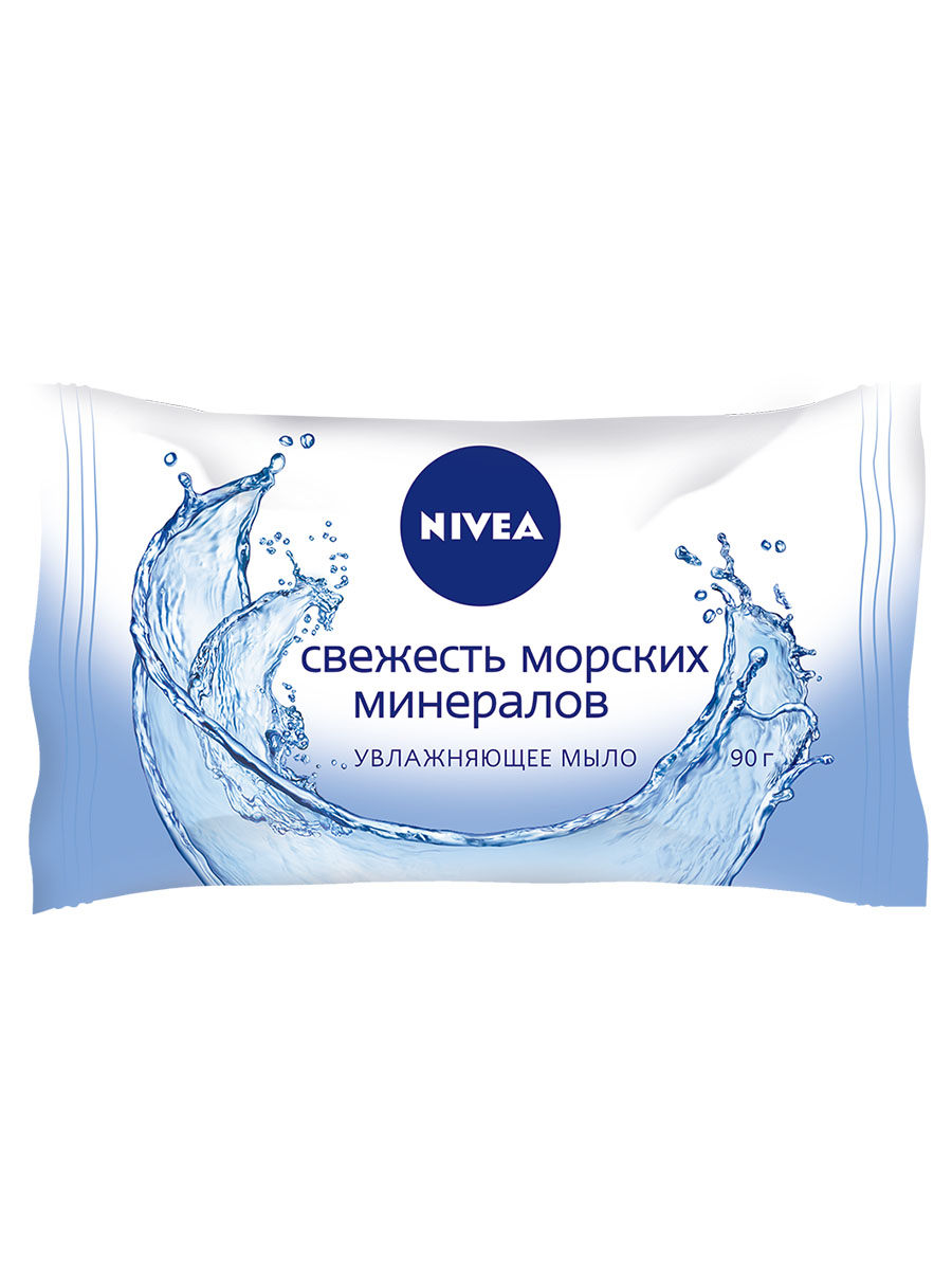Купить Косметическое мыло NIVEA увлажняющее Свежесть морских минералов 90 г, свежесть морских минералов 90 г.