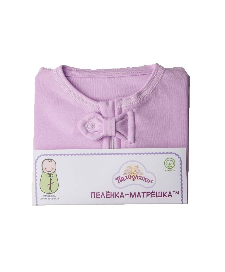 

Пеленка-кокон Пампусики Матрешка розовая, размер M (70 см)