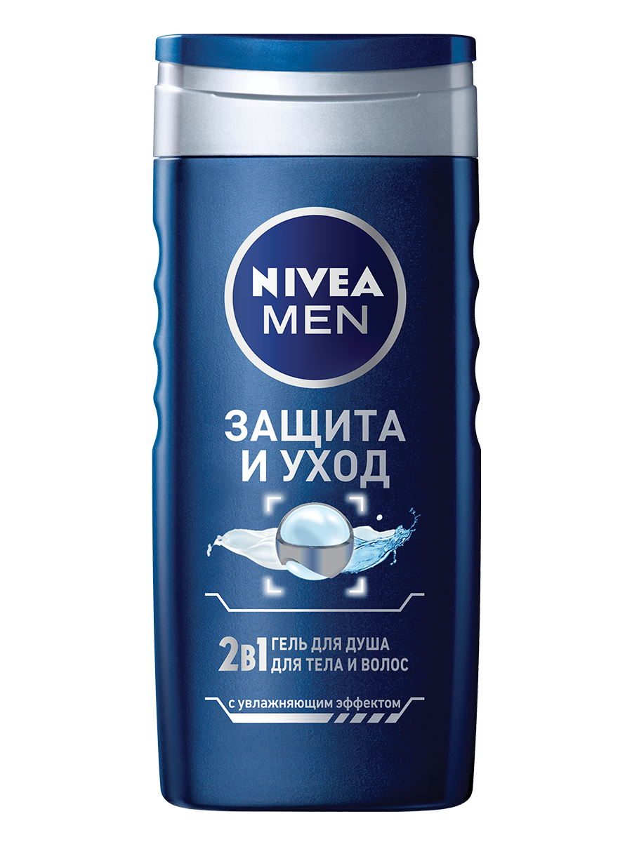 

Гель для душа Nivea Классический 250 мл, Men Защита