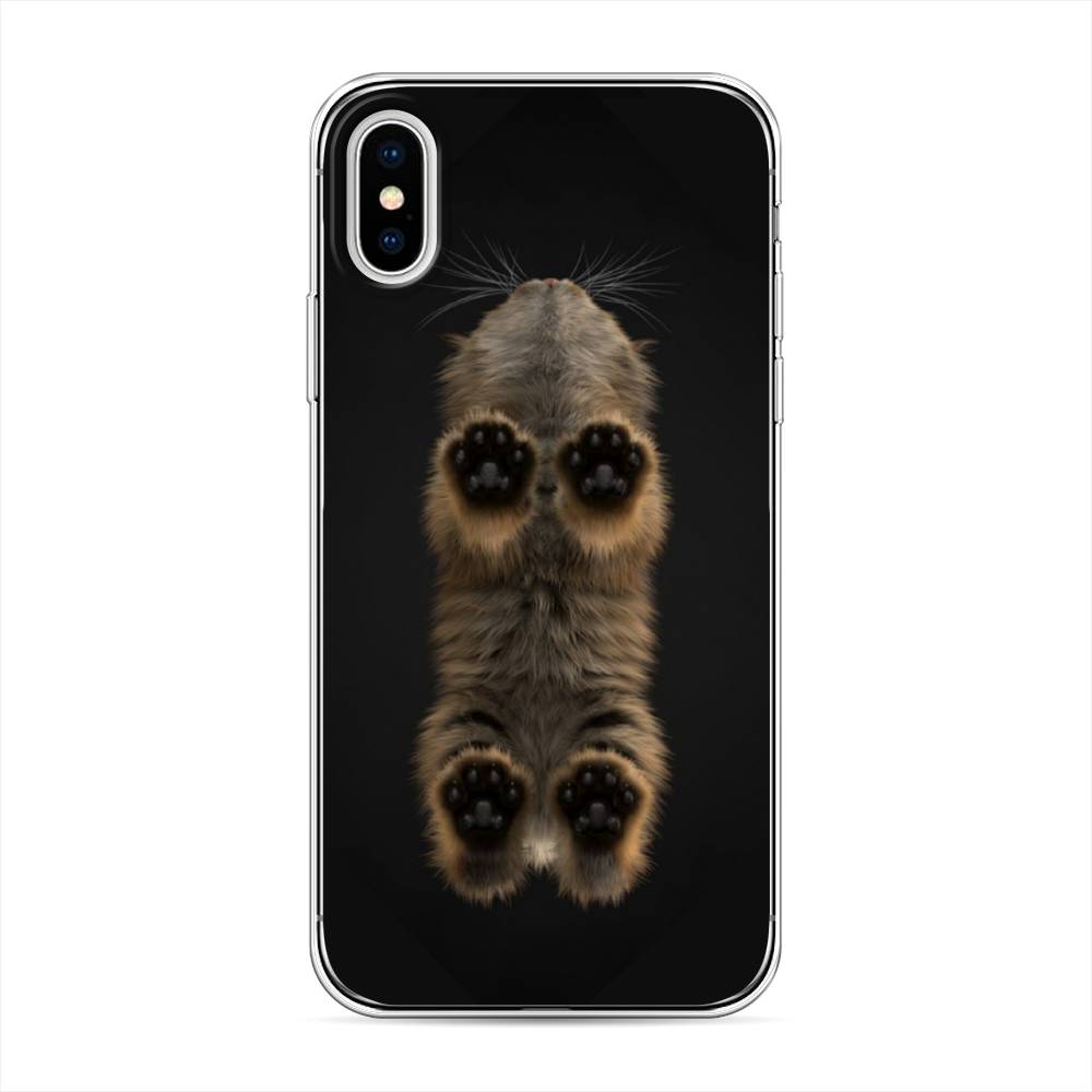 

Чехол Awog на Apple iPhone XS (10S) / Айфон XS (10S) "Кошачьи лапки", Разноцветный, 11850-1