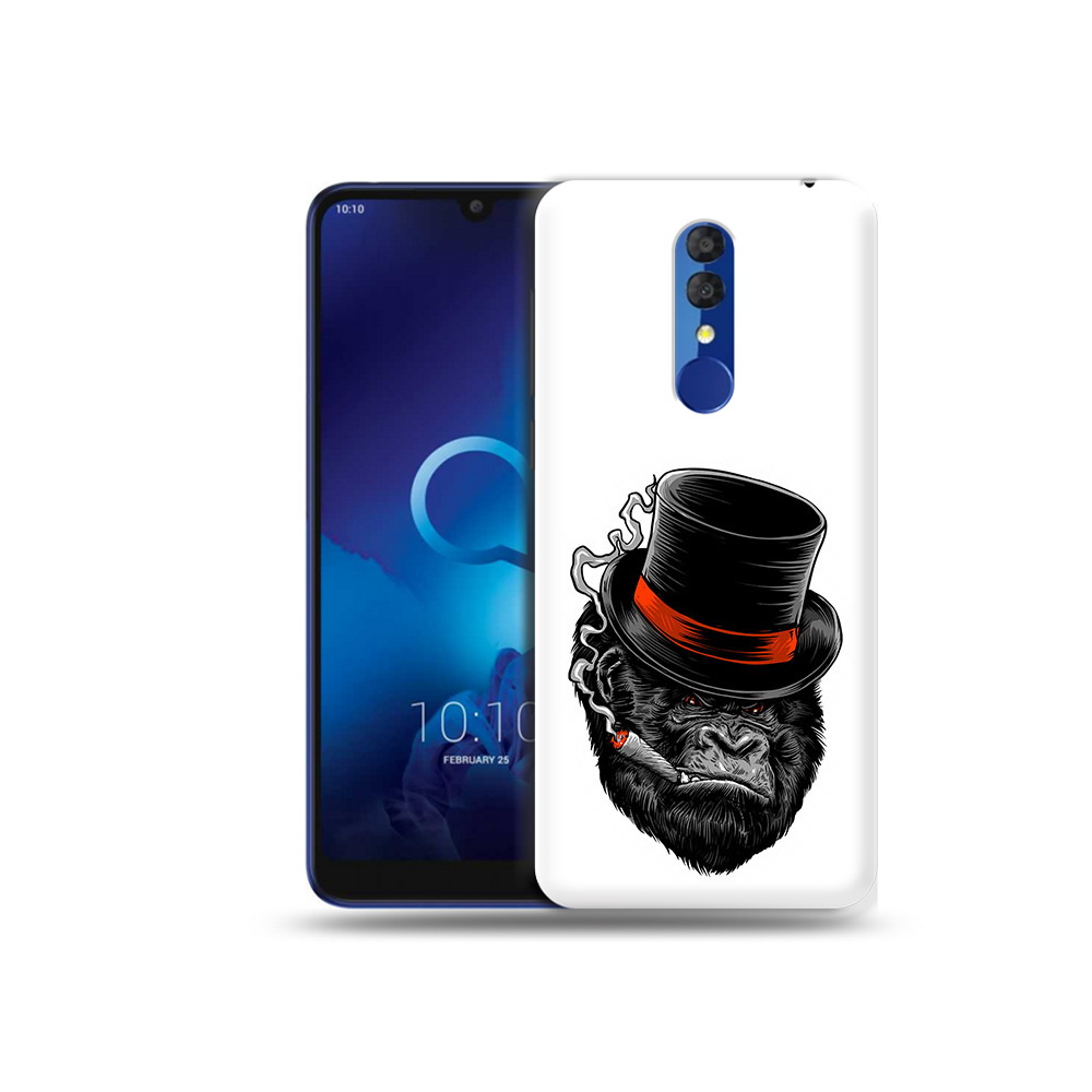 

Чехол MyPads Tocco для Alcatel 3L 5039D (2019) дизайнерская горилла (PT227139.667.431), Прозрачный, Tocco