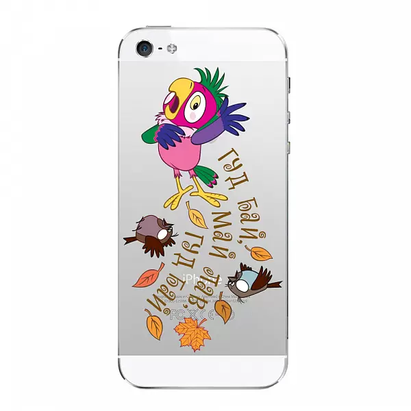 

Накладка Deppa Art Case для iPhone 5/5S/SE Союзмультфильм Кеша (арт. 100569), Разноцветный, Art Case