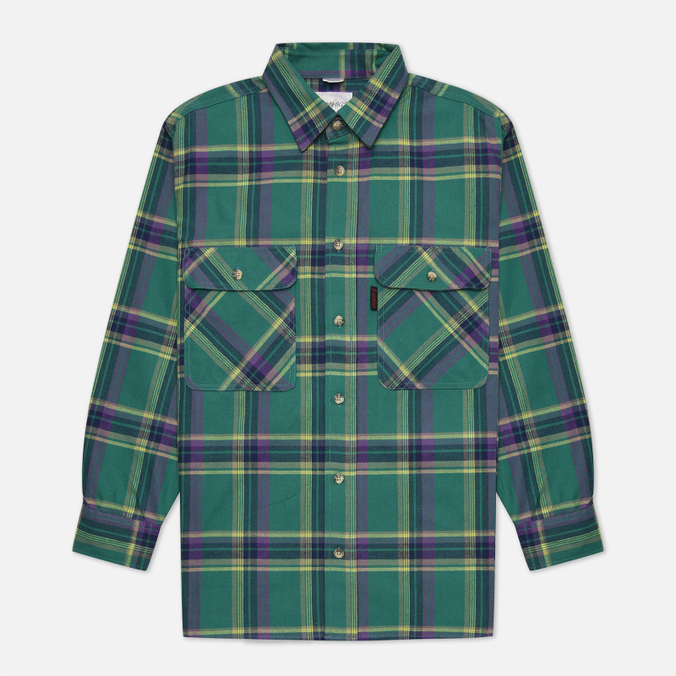 

Мужская рубашка Gramicci Flannel зелёный, Размер XS, Зеленый, Flannel