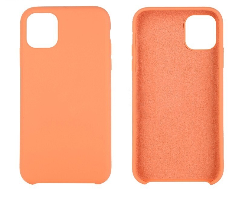 

Накладка силикон Silicone Case для iPhone 11 Pro Max Peach, Оранжевый, iPhone 11 Pro Max