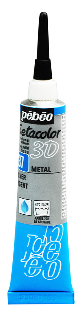 

Pebeo металлик Setacolor 3D 20 мл под серебро, Серебристый, металлик, Setacolor 3D, 20 мл, под серебро