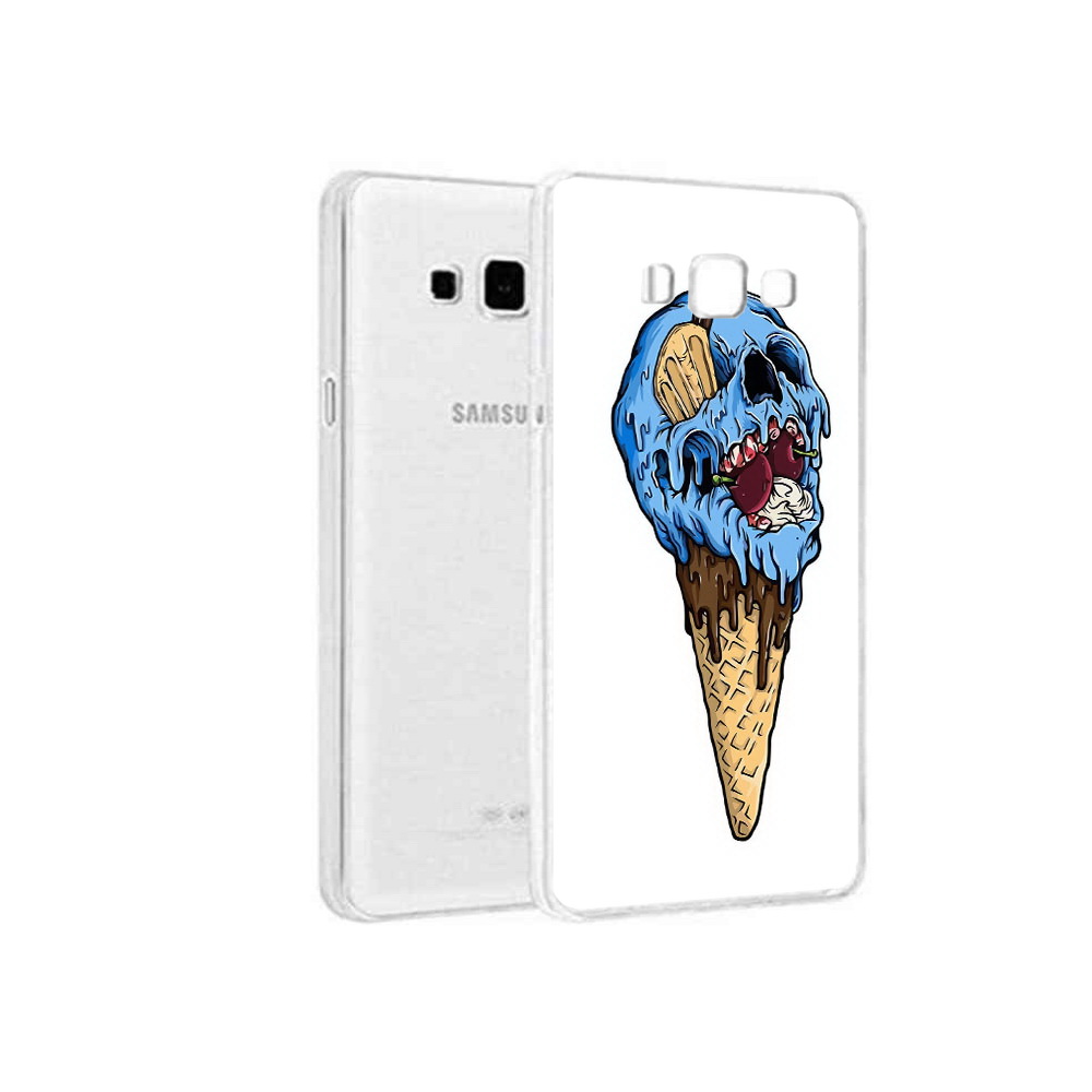 

Чехол MyPads Tocco для Samsung Galaxy A5 (2015) мороженное череп, Прозрачный, Tocco