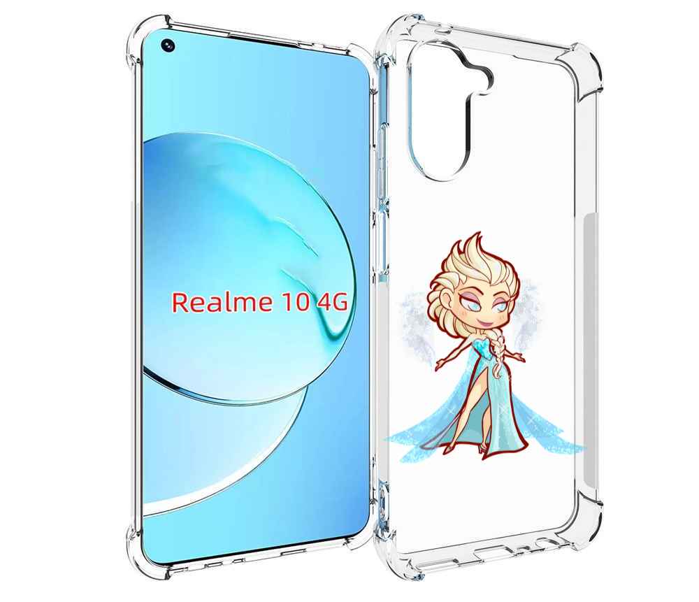 

Чехол MyPads снежная-принцесса женский для Realme 10, Прозрачный, Tocco
