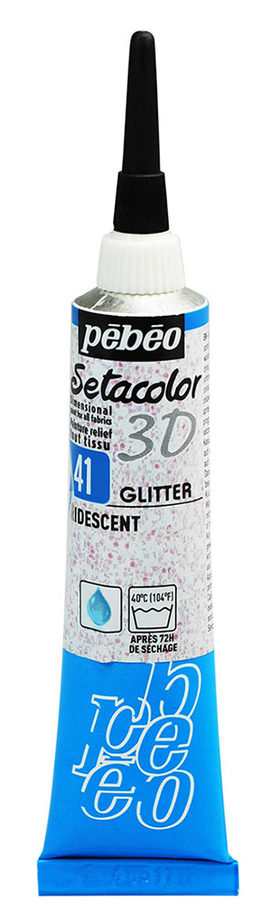 

Pebeo с микро-глиттером Setacolor 3D 20 мл иридисцентный, с микро-глиттером, Setacolor 3D, 20 мл, иридисцентный