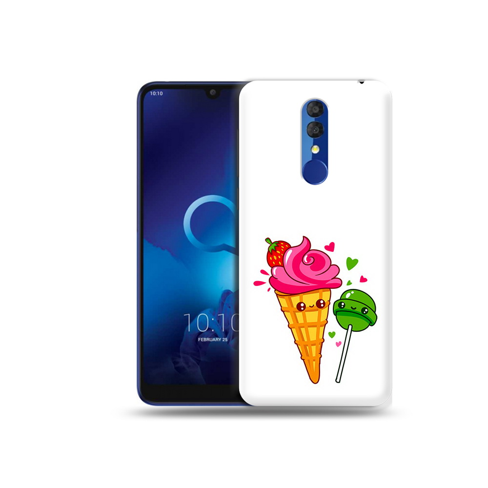 

Чехол MyPads Tocco для Alcatel 3L 5039D (2019) Вкусняшки (PT227139.667.45), Прозрачный, Tocco