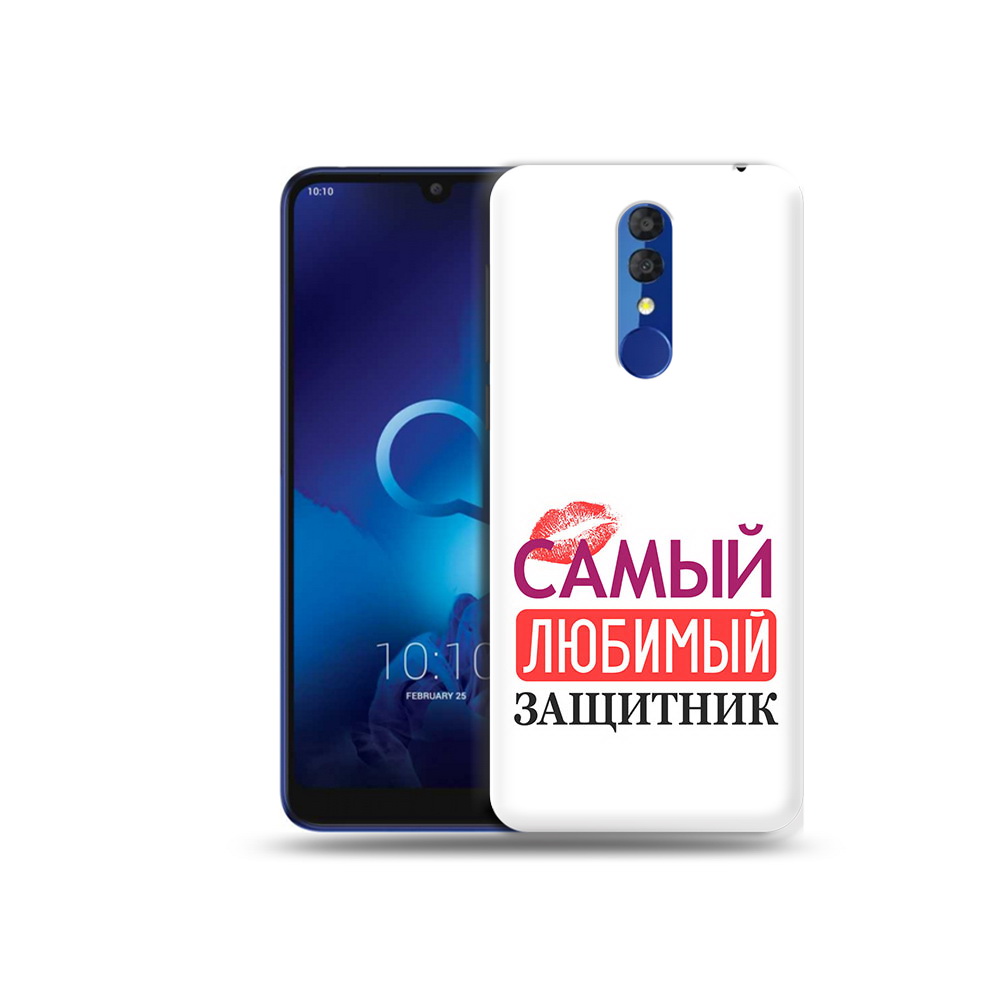 

Чехол MyPads Tocco для Alcatel 3L 5039D (2019) любимый защитник (PT227139.667.451), Прозрачный, Tocco