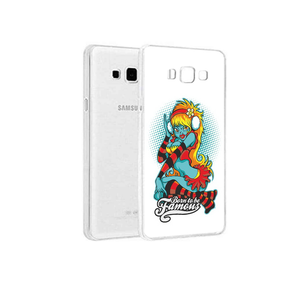 Чехол MyPads Tocco для Samsung Galaxy A5 (2015) нарисованная девушка в наушниках