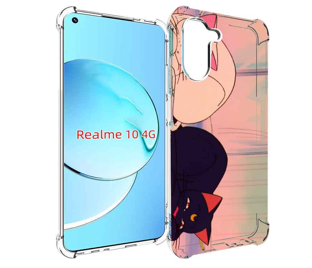 

Чехол MyPads спящие коты для Realme 10, Прозрачный, Tocco