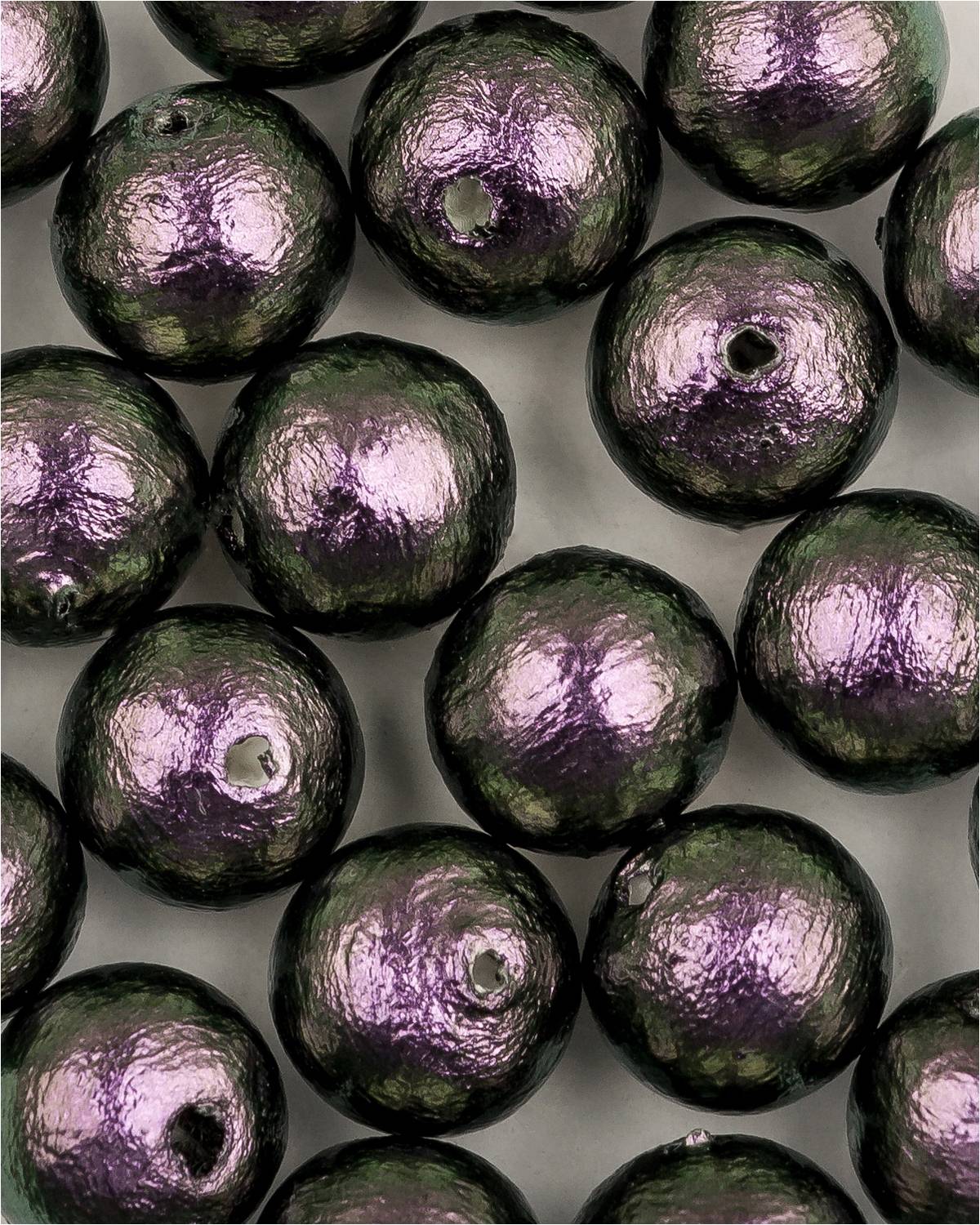 

Бусины Miyuki Cotton Pearls, 8 мм, Rich Green Black 10 шт, Разноцветный, Cotton Pearl