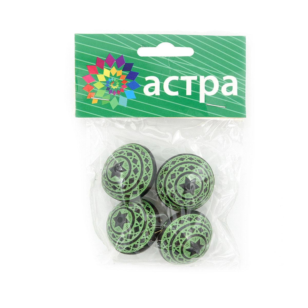

Бусины Astra&Craft, CX-3649, 28*21 мм, 4 шт (упак) (003)