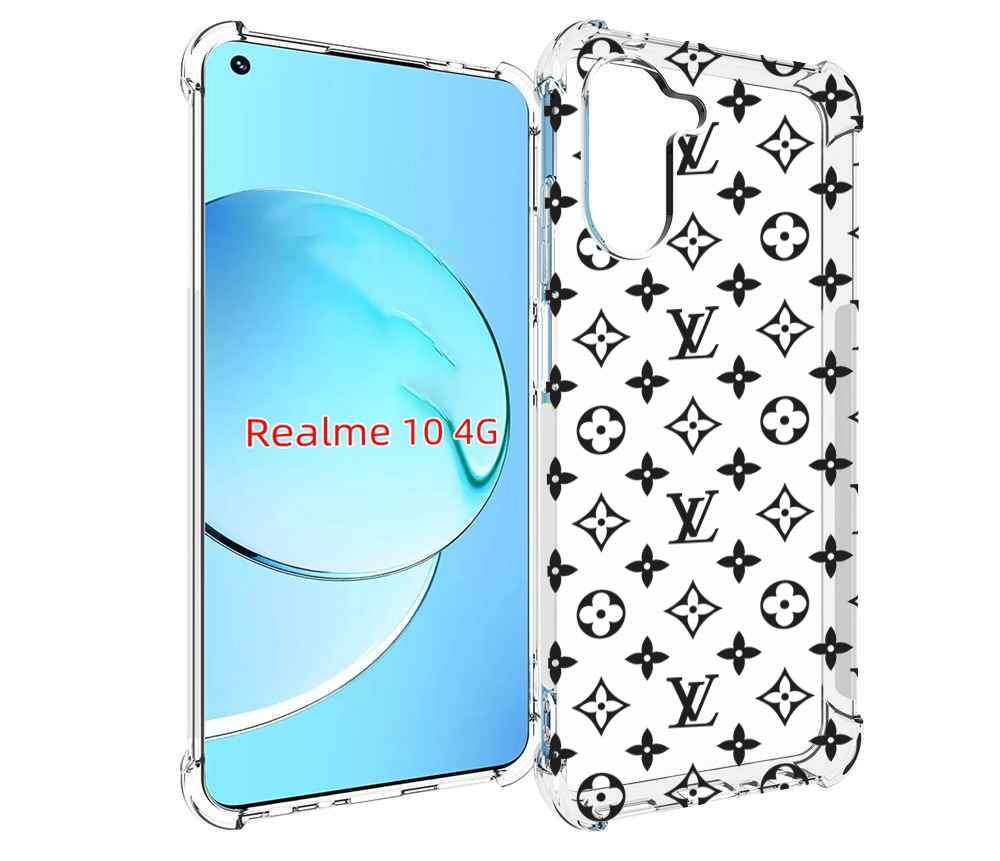 

Чехол MyPads стильный-принт-на для Realme 10, Прозрачный, Tocco