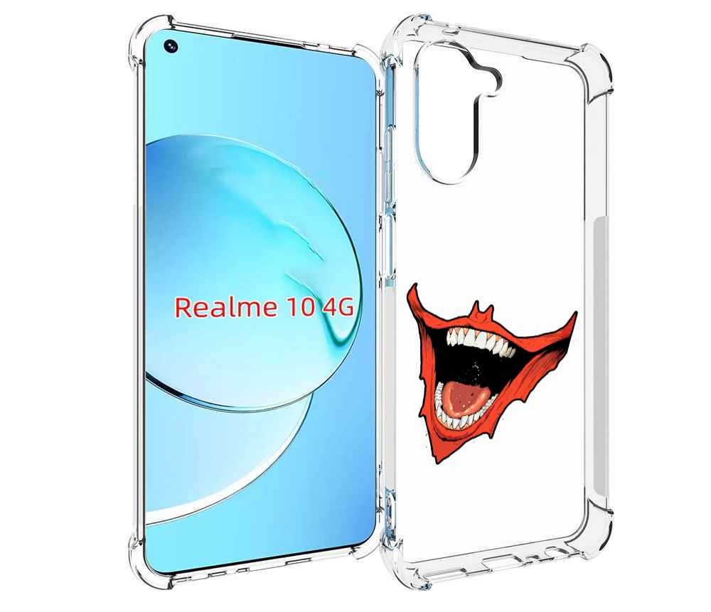 

Чехол MyPads страшная-улыбка для Realme 10, Прозрачный, Tocco