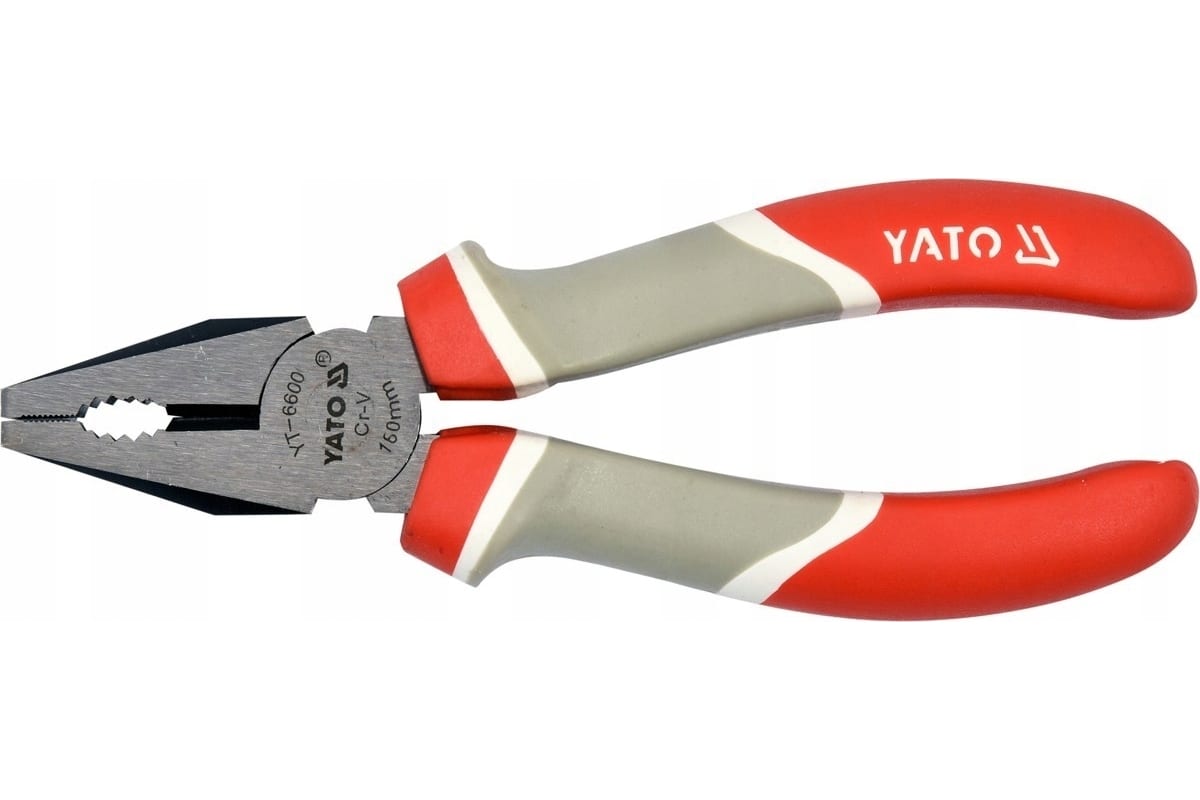 YATO Плоскогубцы универсальные, 160 мм 1шт универсальные ножницы yato
