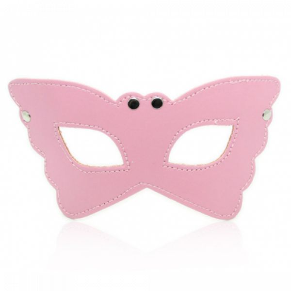 Маска-очки KISSEXPO БДСМ розовая