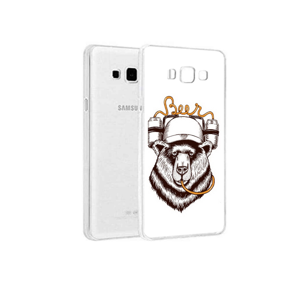 

Чехол MyPads Tocco для Samsung Galaxy A5 (2015) пивной медведь, Прозрачный, Tocco