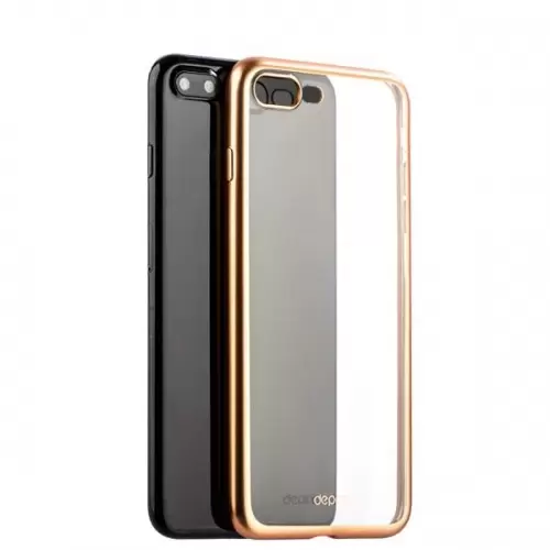 

Накладка Deppa Gel Plus Case для iPhone 7 Plus/8 Plus золото матовая (арт. 85289), Золотистый, Gel Plus Case