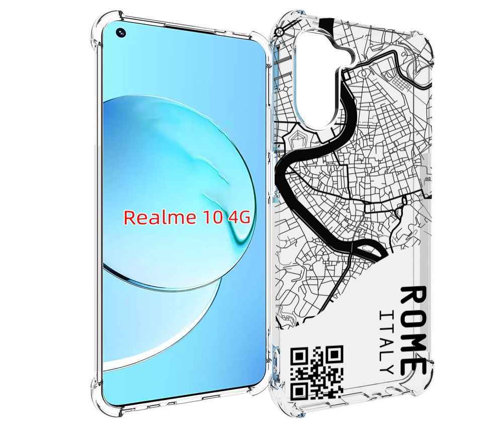 

Чехол MyPads схема-рим для Realme 10, Прозрачный, Tocco