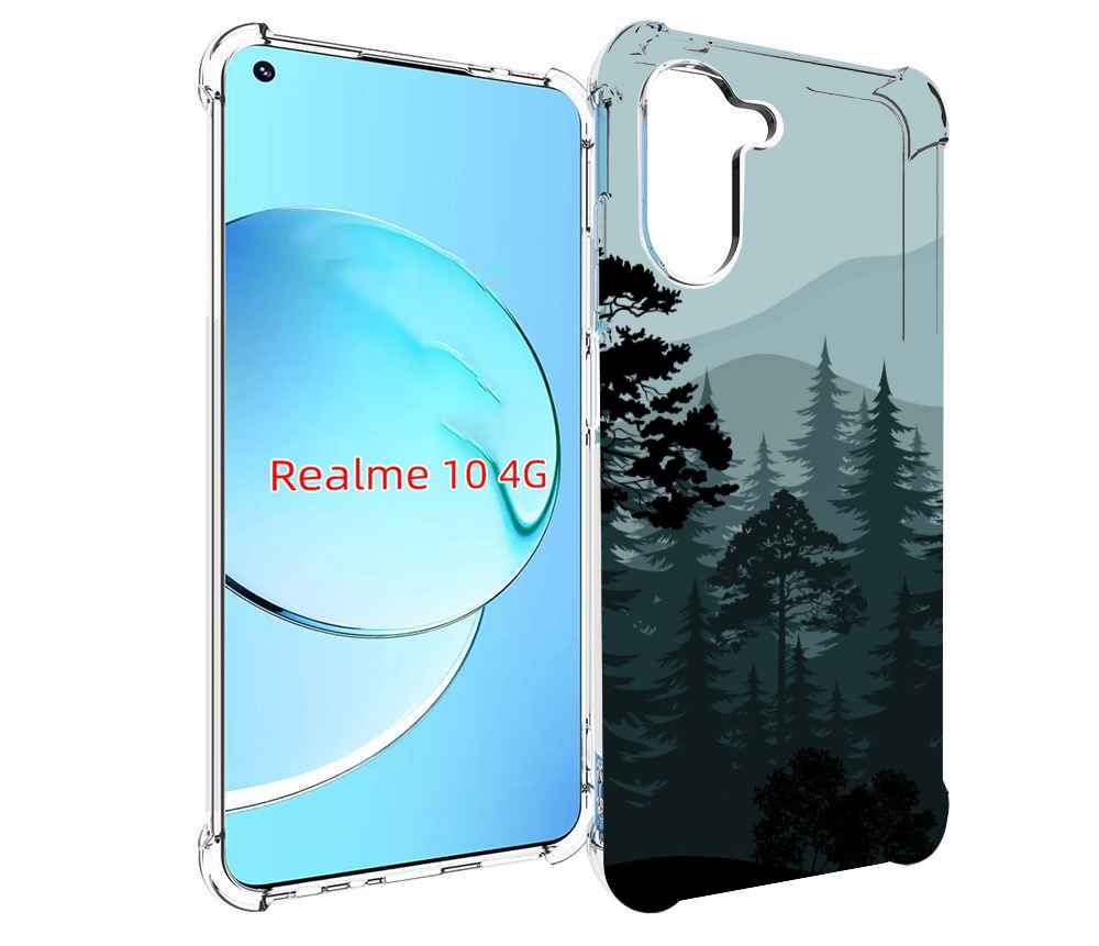 

Чехол MyPads темный лесочек для Realme 10, Прозрачный, Tocco