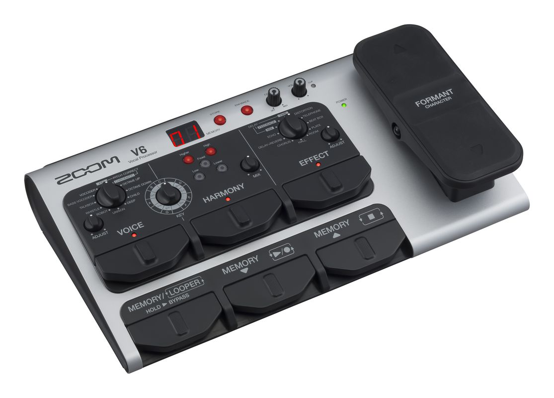 

Процессор обработки звука ZOOM V6-SP Silver/Black, V6-SP