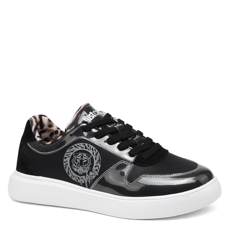 

Кеды женские Just Cavalli 75RA3SB5 черные 38 EU, Черный, 75RA3SB5