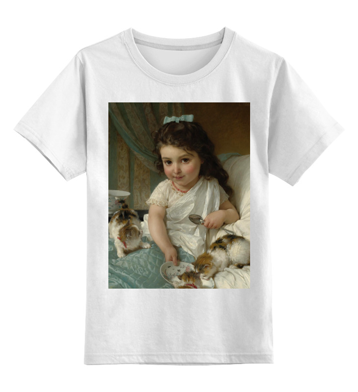 Детская футболка классическая унисекс Printio Завтрак (эмиль мюнье)