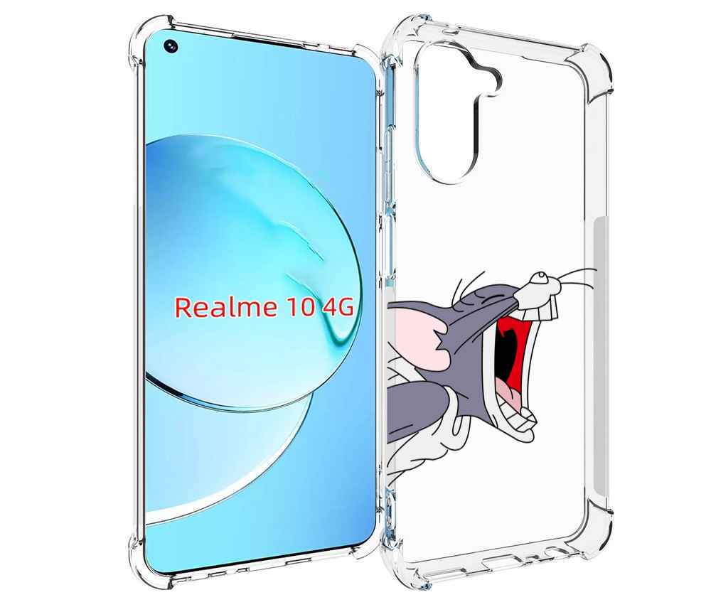 

Чехол MyPads том-голодный для Realme 10, Прозрачный, Tocco