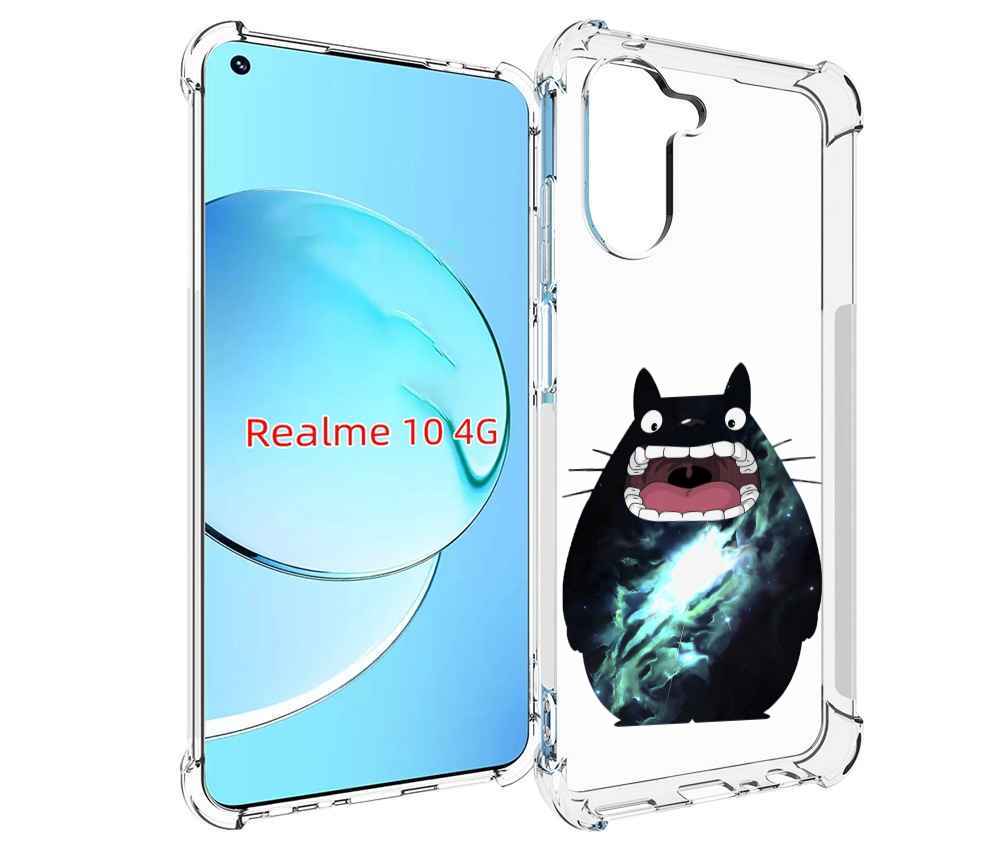 

Чехол MyPads тоторо для Realme 10, Прозрачный, Tocco