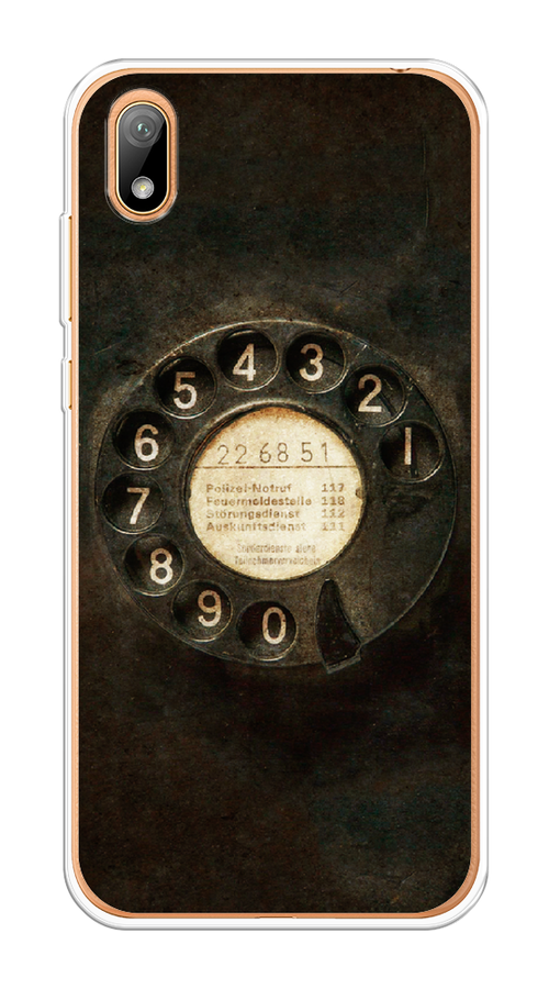

Чехол Awog на Honor 8S "Старинный телефон", Коричневый;бежевый;черный, 69150-5