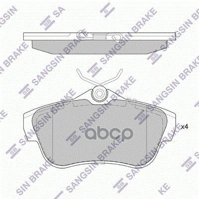 

Тормозные колодки Sangsin brake SP4149