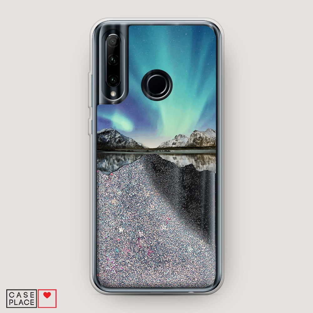 

Чехол Awog на Honor 20 lite/Honor 10i/20e/P Smart Plus 2019 "Горное озеро и сияние", Разноцветный, 69291-1