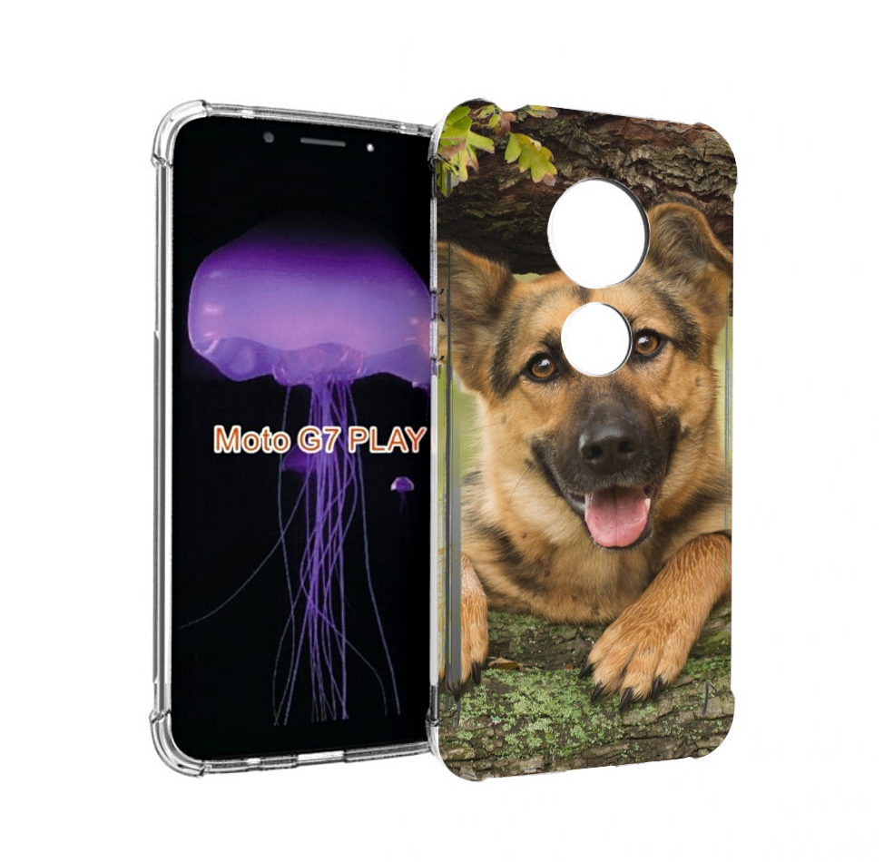 

Чехол MyPads Собака-на-дереве для Motorola Moto G7 Play, Прозрачный, Tocco