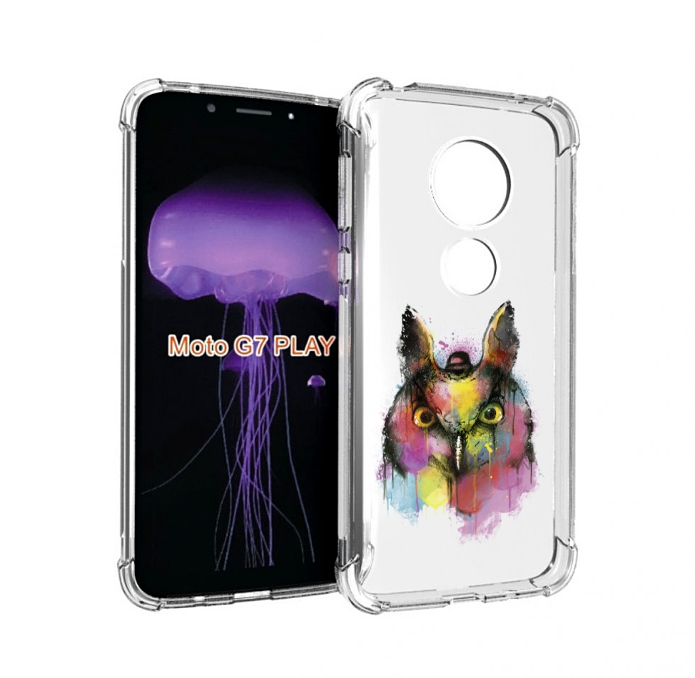 

Чехол MyPads Сова 2 для Motorola Moto G7 Play, Прозрачный, Tocco