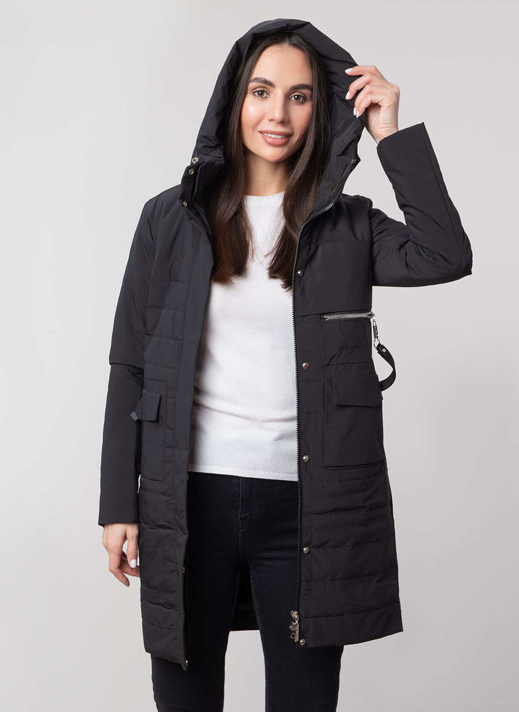 

Куртка женская WINTERRA 53505 черная 44 RU, Черный, 53505