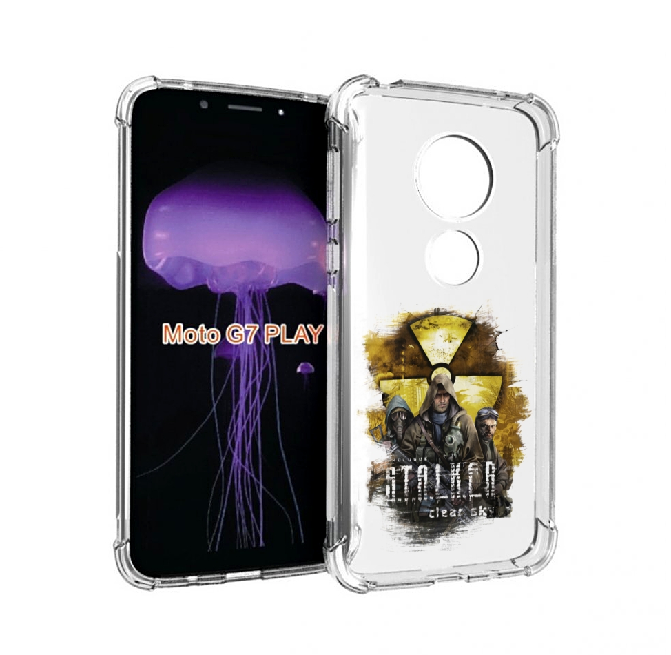 

Чехол MyPads Сталкер мужской для Motorola Moto G7 Play, Прозрачный, Tocco
