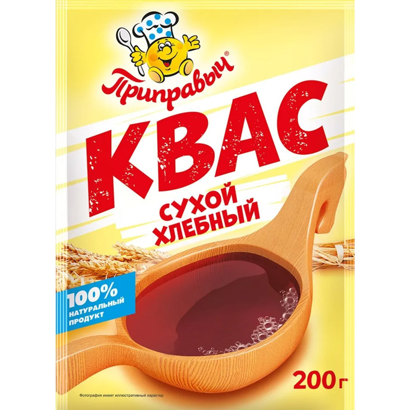 

Квас сухой Приправыч хлебный 3шт по 200 г, 827(3)